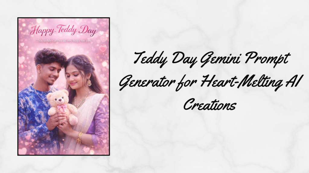 Teddy Day Gemini Prompt Generator for Heart-Melting AI Creations